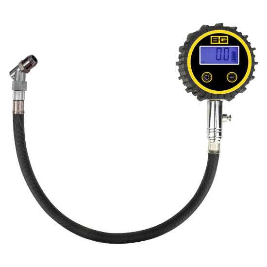 B-G Racing - 2.5 Inch Digital Tyre Pressure Gauge - 0-60 PSI / 0-4 BAR