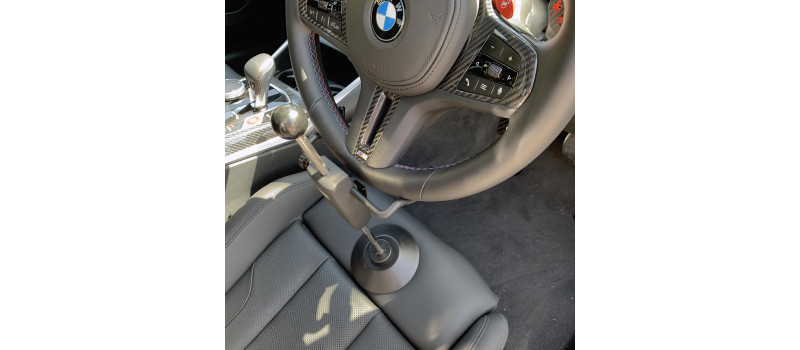 Leather Car Steering Wheel Lock